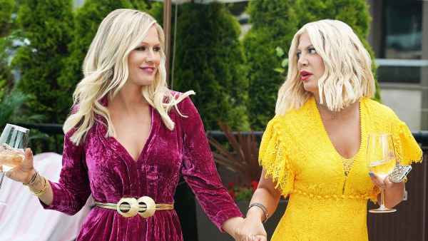 Jennie Garth and Tori Spelling on BH90210 Every Beverly Hills 90210 Reference