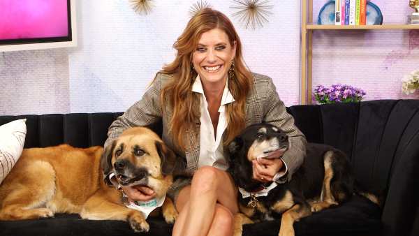 Kate Walsh With Her Dogs