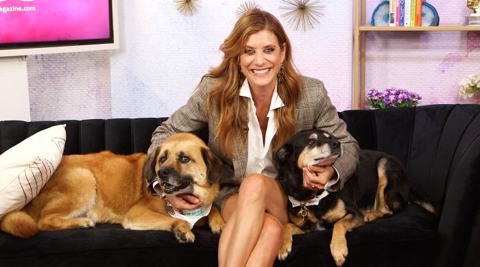 Kate Walsh With Her Dogs