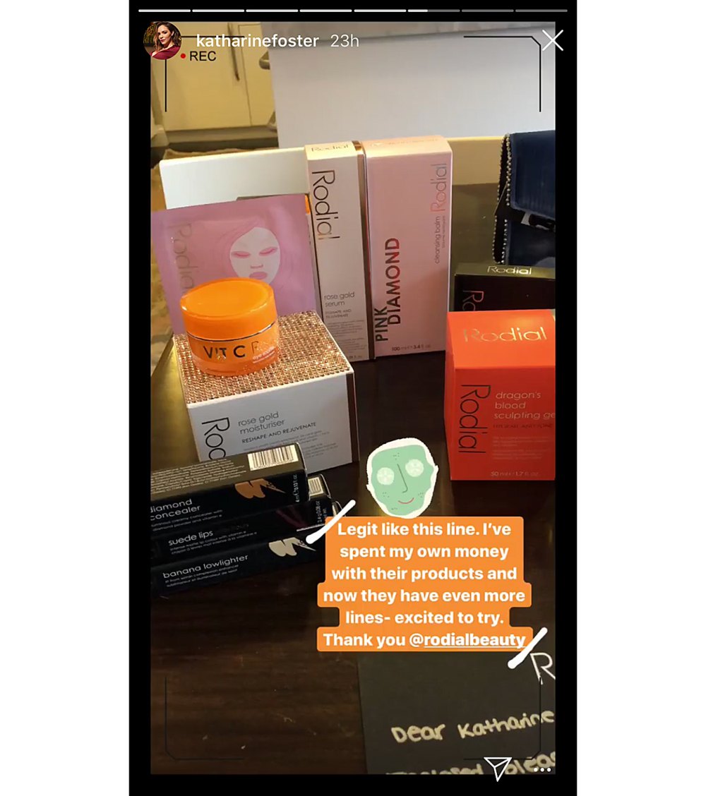 Katharine McPhee Beauty Picks Instagram Story