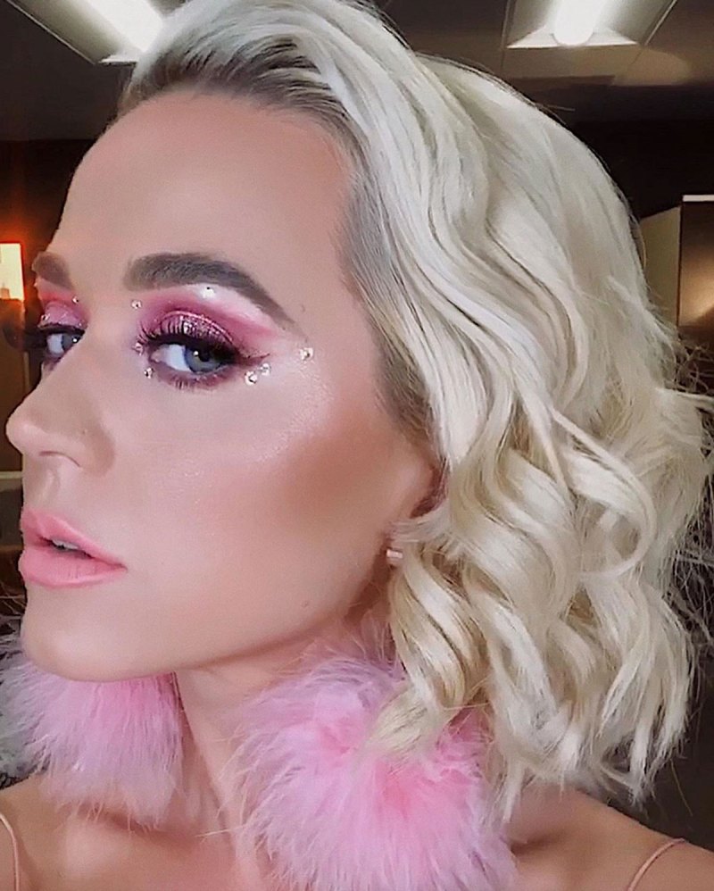 Katy Perry Euphoria Makeup Instagram August 21, 2019