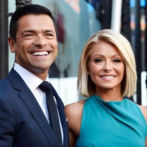 Kelly Ripa, Mark Consuelos and Family October 12, 2015