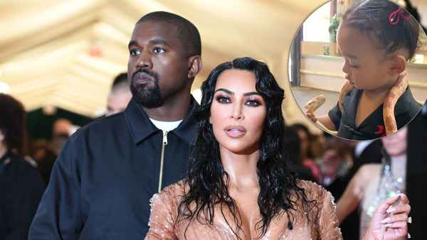Kim Kardashian and Kanye West’s Daughter Chicago Holds Snake