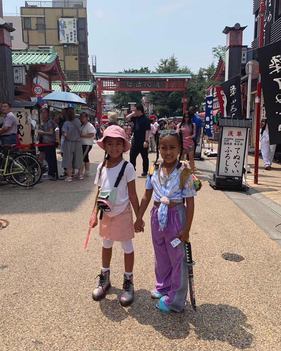 Kim Kardashian Kanye West Japan Trip Kids North
