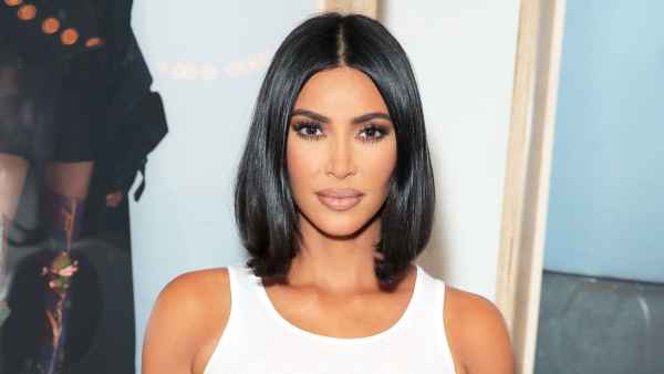 Kim Kardashian White Sleevelesss Top June 11, 2019