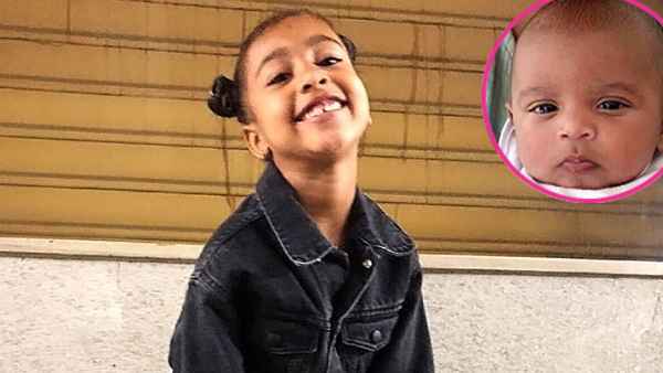 Kim Kardashian Shares 1st Pic Daughter North Son Psalm