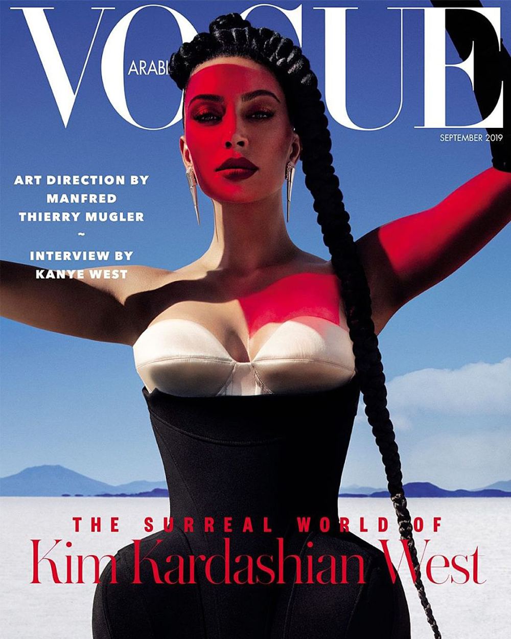 Kim Kardashian West Vogue Arabia Cover