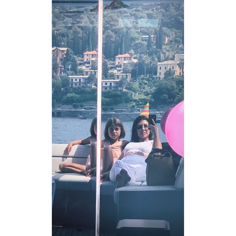 Kourtney Kardashian European Family Vacation Penelope Disick