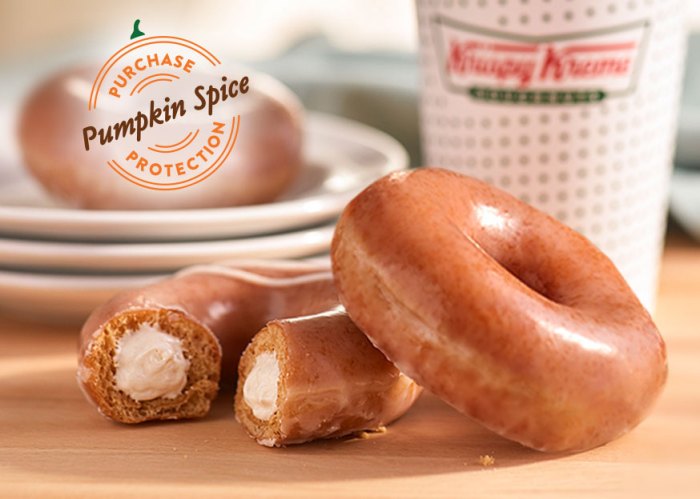 Krispy Kreme Debuts New Pumpkin Spice Doughnut Filled With Cheesecake