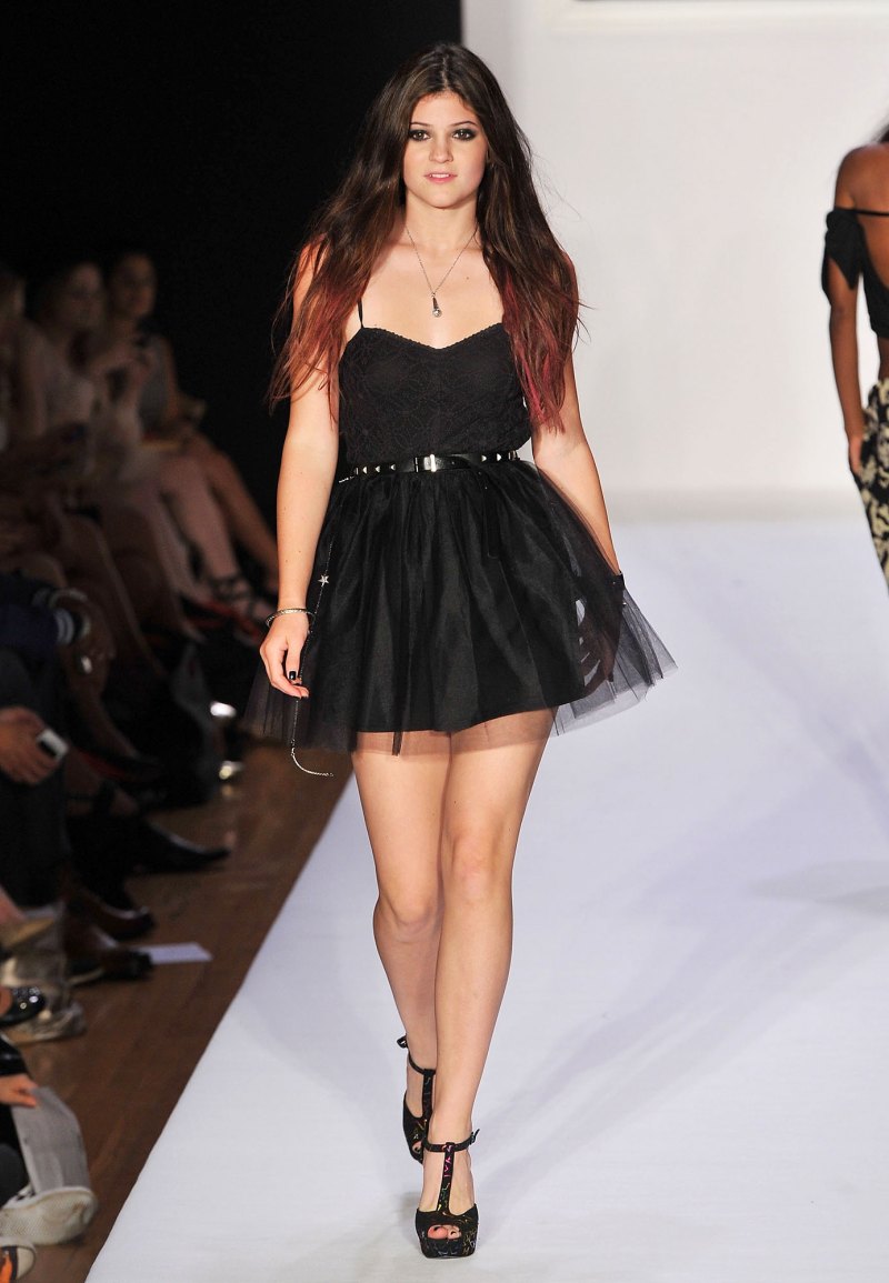 Kylie Jenner Through The Years 2011-Makes-Runway-Debut