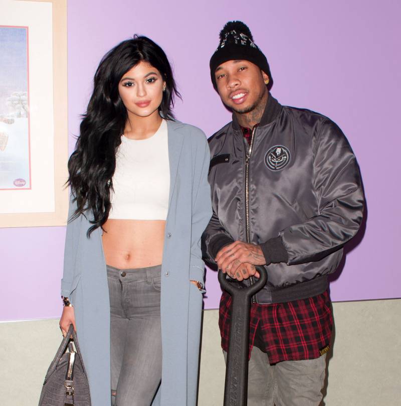 Kylie Jenner Through The Years 2015-Dates-Tyga