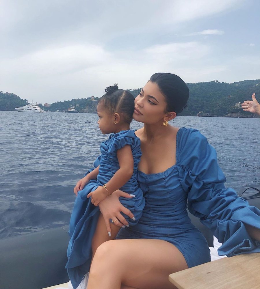 Kylie Jenner Stormi in Italy vacation August 2019