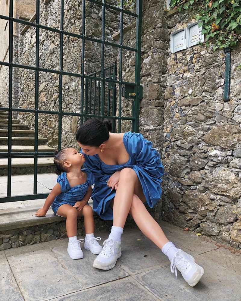Kylie Jenner and Stormi Webster Italy vacation August 2019