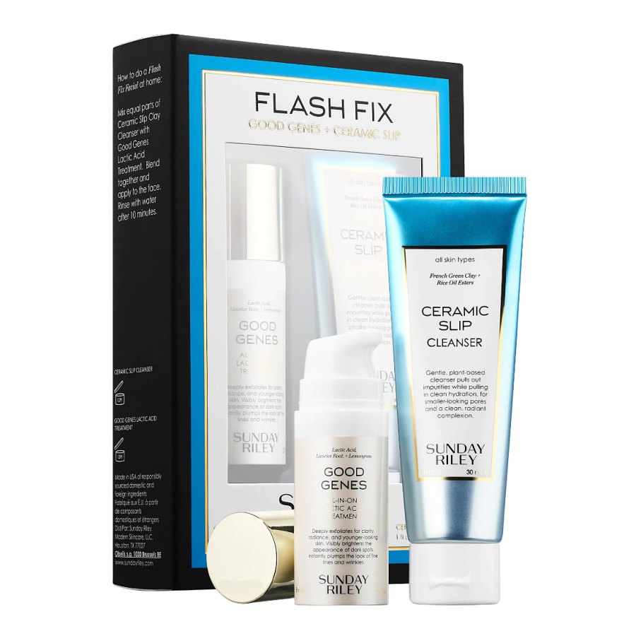 Labor Day Weekend Mini Beauty Products - Sunday Riley Flash Fix Kit