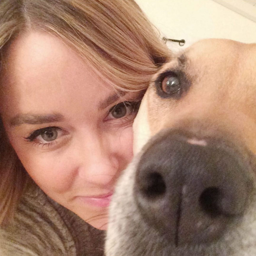 Lauren Conrad Pays Tribute to Late Dog Instagram Selfie