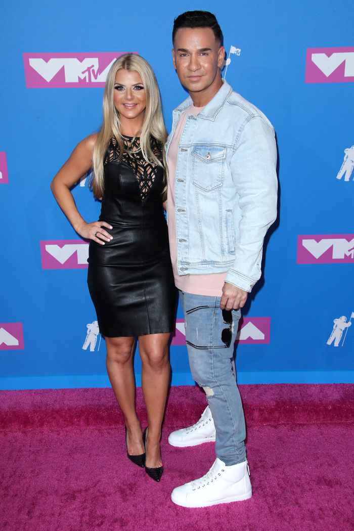 Lauren Pesce and Michael Sorrentino Red Carpet VMA