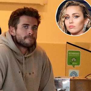 Liam Hemsworth Wearing a Grey Hoodie Breaks Silence After Miley Cyrus