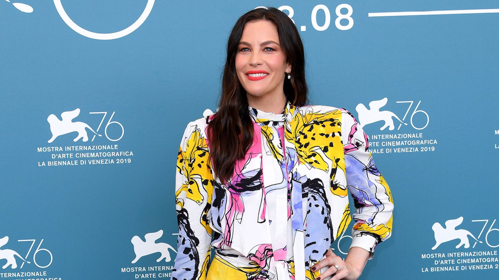 Liv Tyler Wearing Stella McCartney Colorful Dress No Desire to Get Married