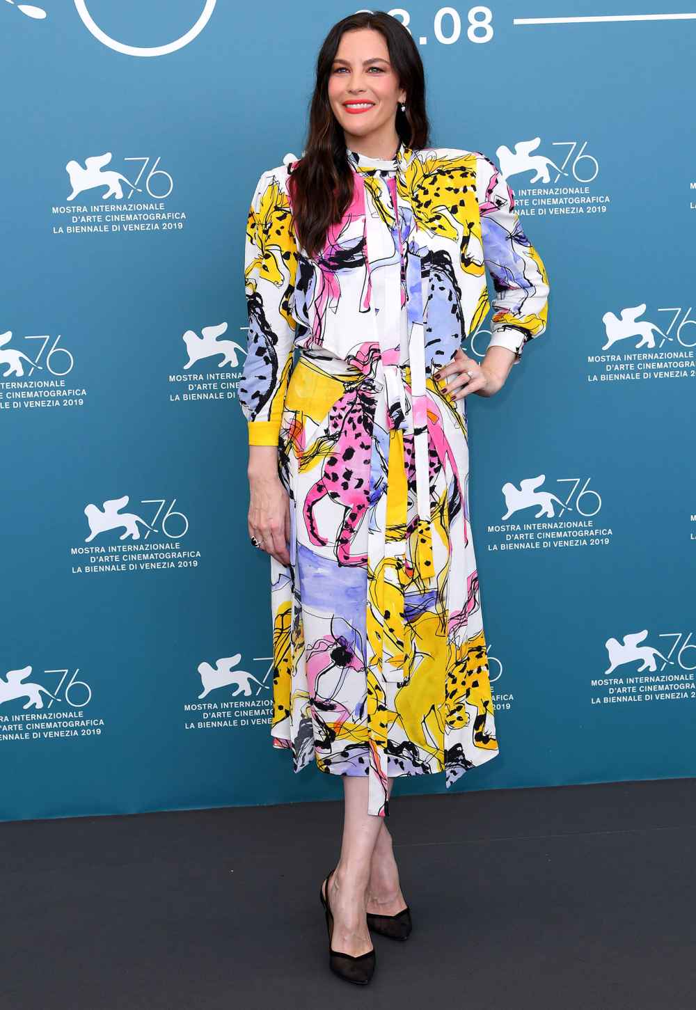 Liv Tyler Wearing Stella McCartney Colorful Dress No Desire to Get Married