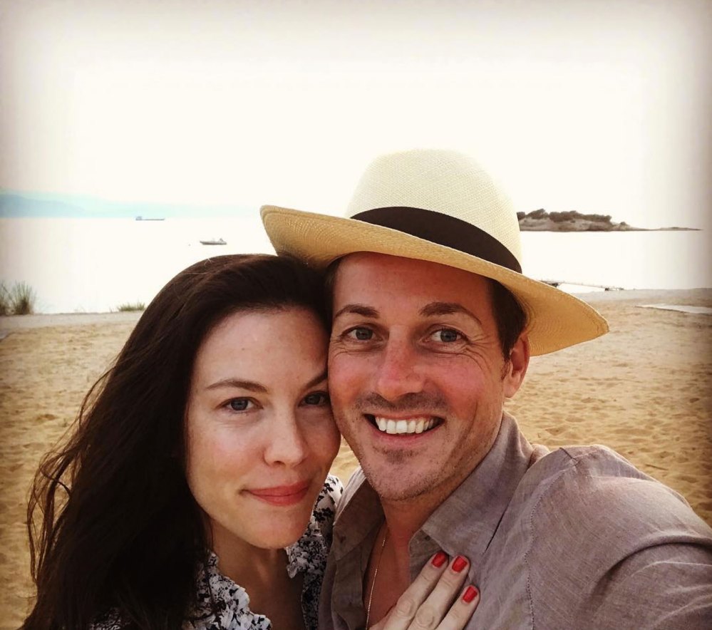 Liv Tyler and David Gardner Instagram Selfie