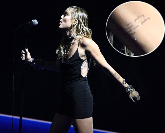 Miley Cyrus New Tattoo Debut VMAS 2019