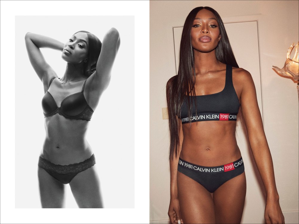 Naomi Campbell Calvin Klein Campaign