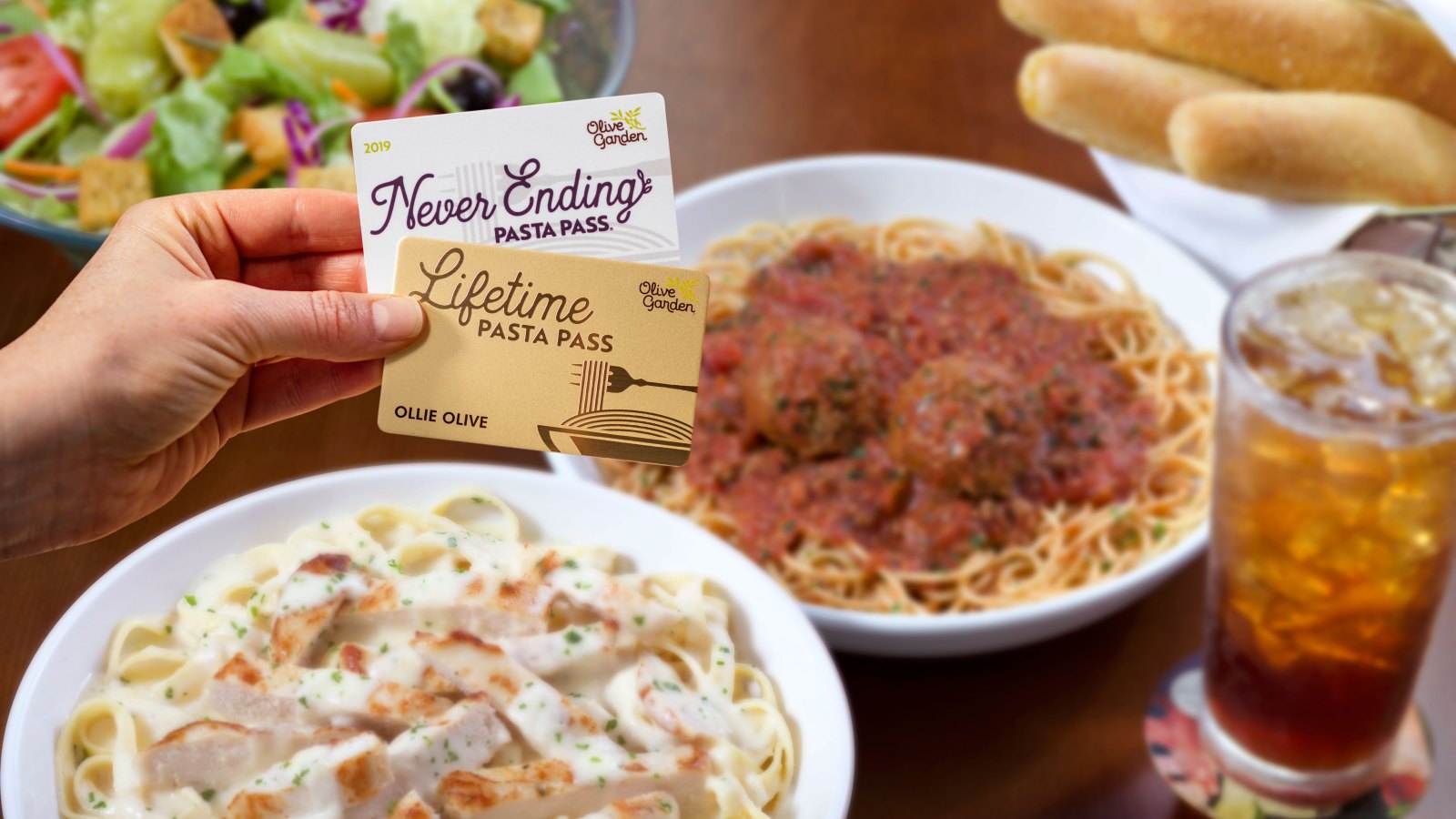 Olive Garden's New Lifetime Pasta Pass Will Give You Pasta Until You