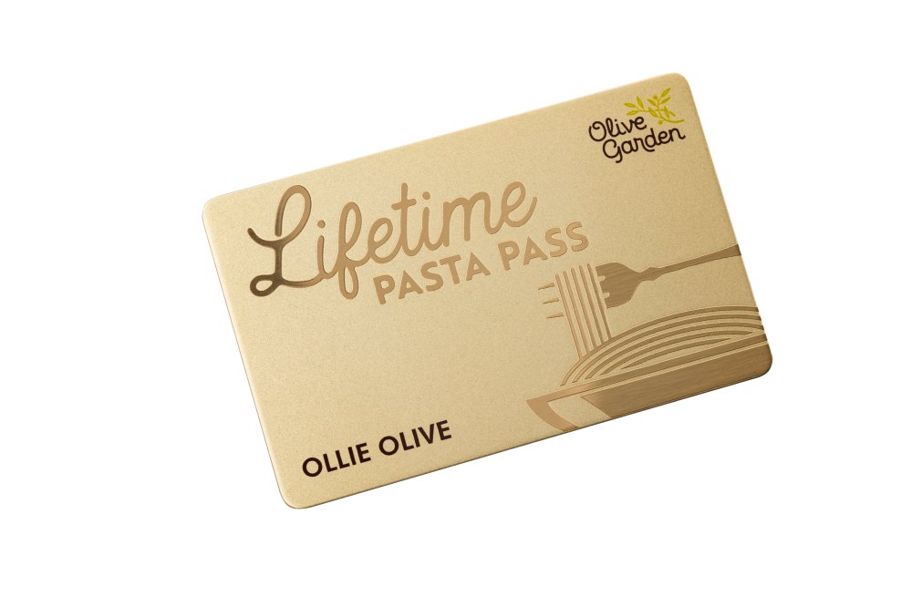 Olive Garden's New Lifetime Pasta Pass