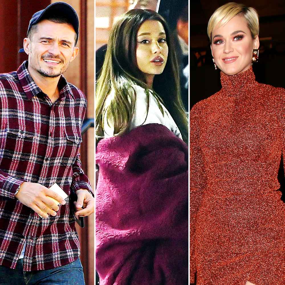 Orlando Bloom Has Mad Respect Ariana Grande After She Paid for His Meal With Katy Perry and Son