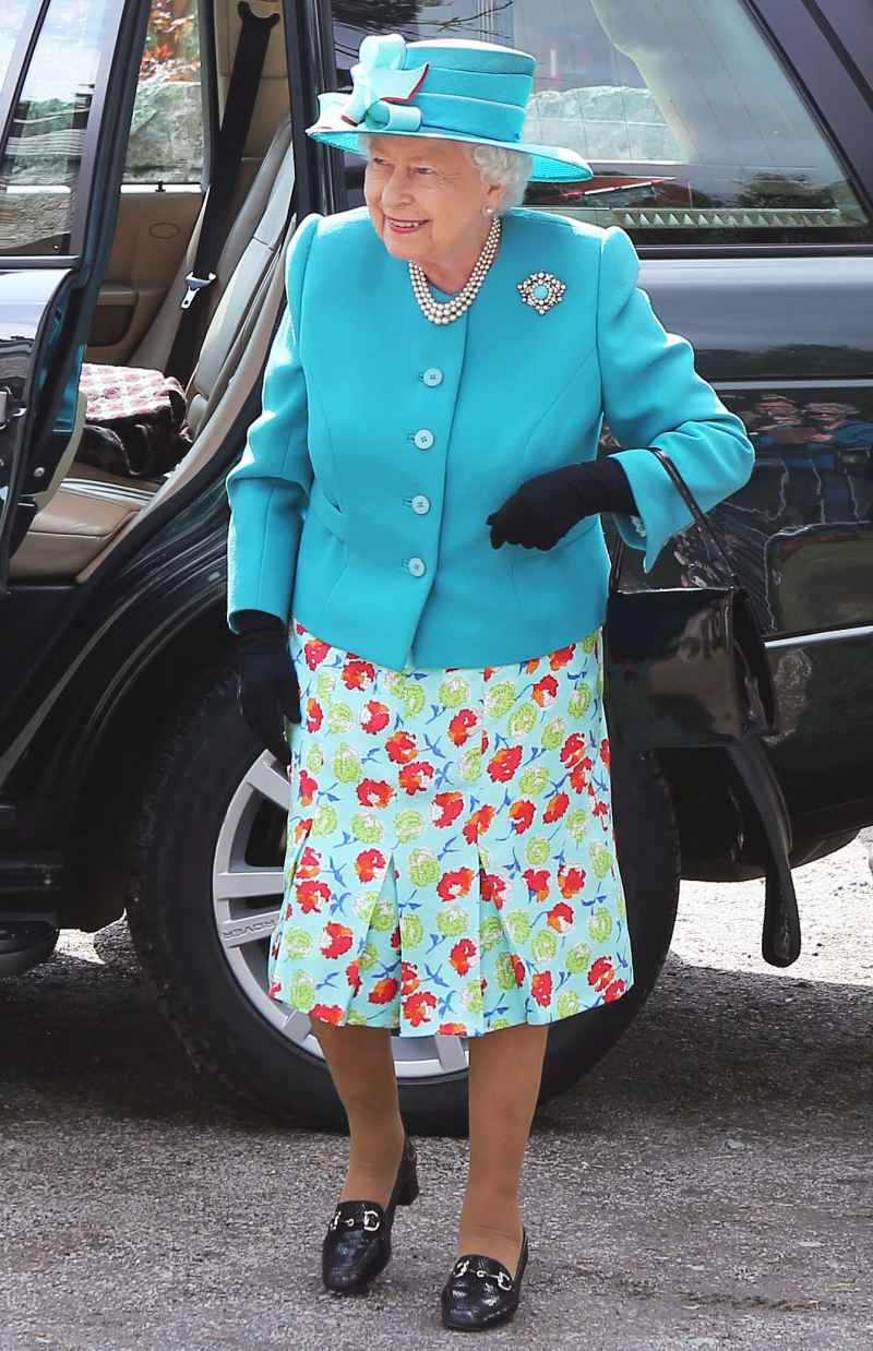 Queen Elizabeth Floral Skirt August 17, 2019