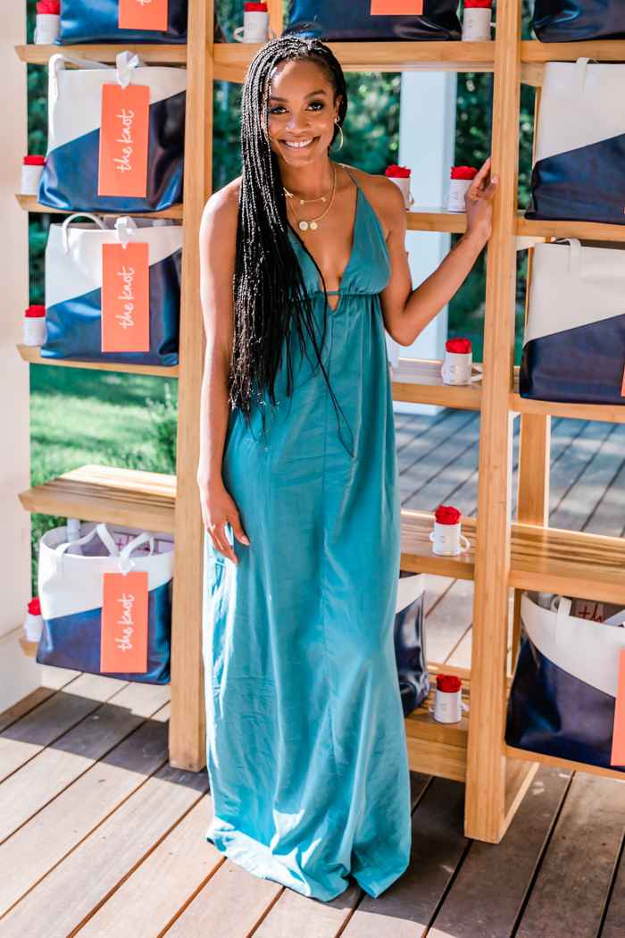 Rachel Lindsay at The Knot Registry House