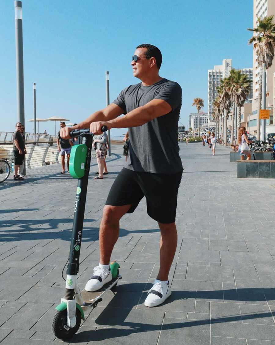 Scooting Around Jennifer Lopez and Alex Rodriguez Family Trip to Israel