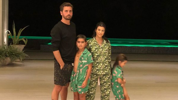 Scott Disick Kourtney Kardashian Mason Penelope Reign