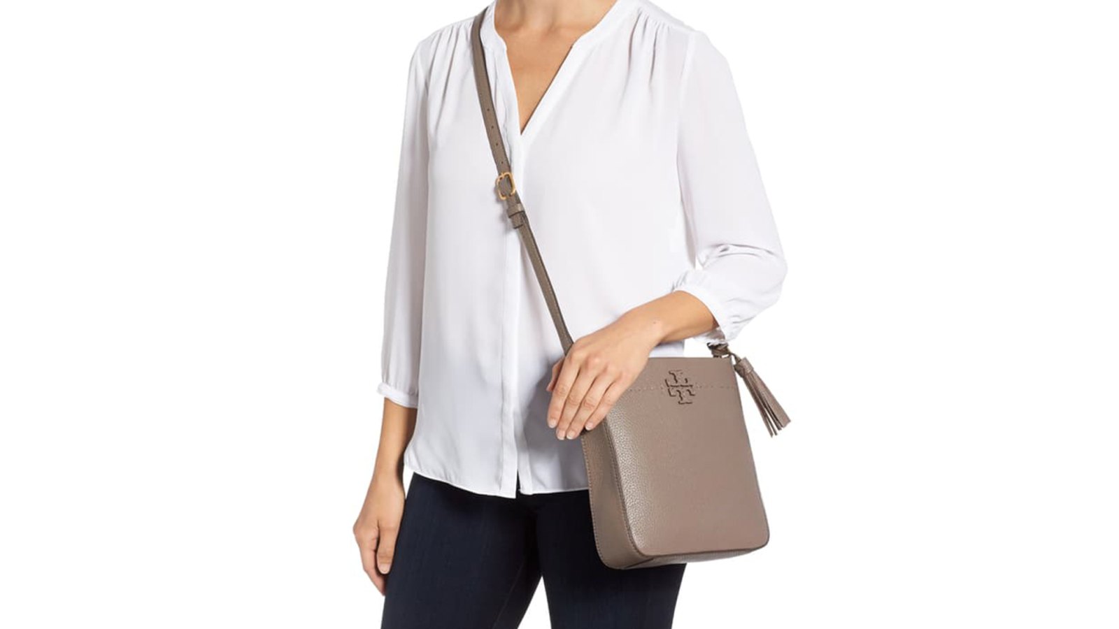Shoppers Love How Spacious This Tory Burch Crossbody Is