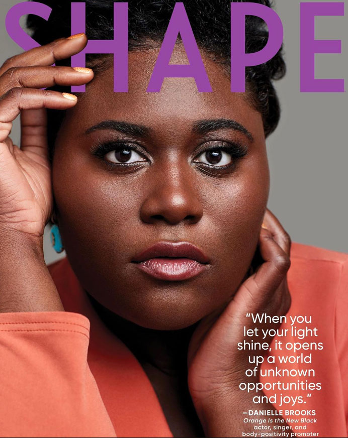 Shape Magazine Cover Danielle Brooks Orange Is The New Black Body Positivity Expectant Mother