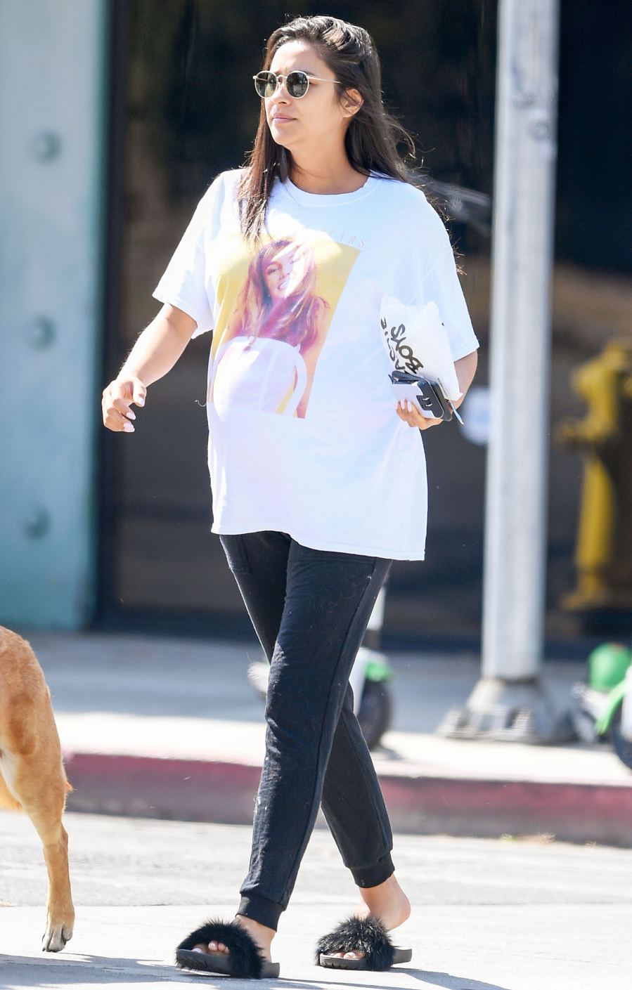 Shay Mitchell Wears Britney Spears Shirt August 17, 2019