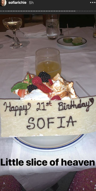 Sofia Richie Celebrates Her 21st Birthday in Whirlwind One Day Vegas Celebration