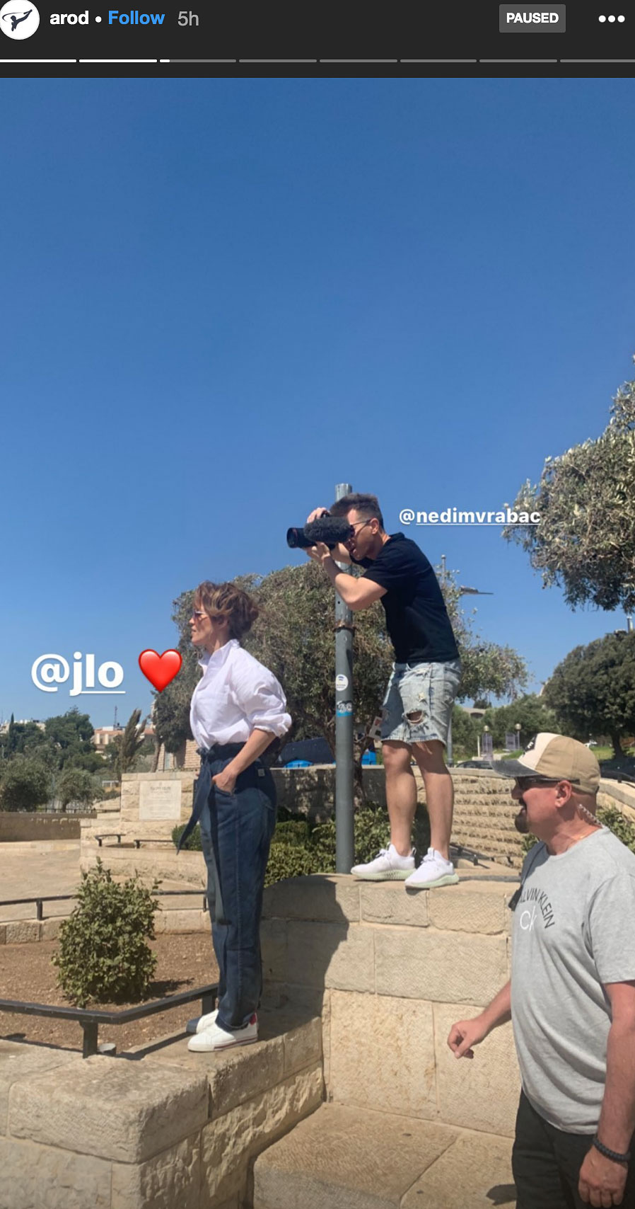 Taking In The Sights Jennifer Lopez and Alex Rodriguez Family Trip to Israel