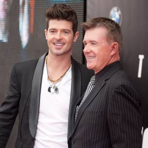 Robin Thicke With Late Father, Alan Thicke