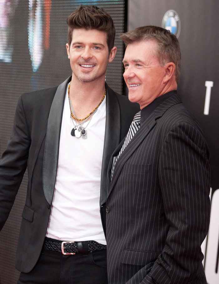 Robin Thicke With Late Father, Alan Thicke