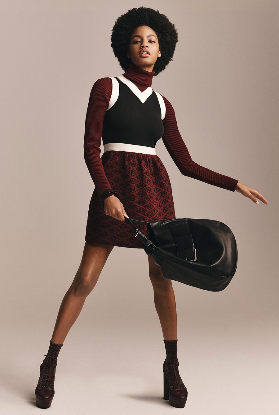 Zendaya x Tommy Hilfiger Collection - Zendaya Monogram Print Jumper Dress