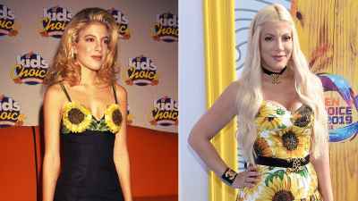 Tori Spelling BH90210 Then and Now