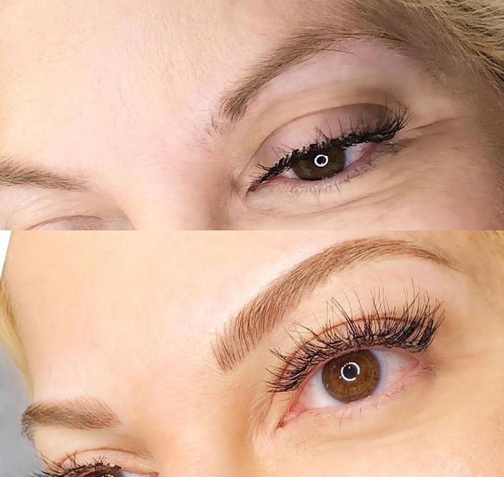 Tori Spelling Microblading Before and After Instagram