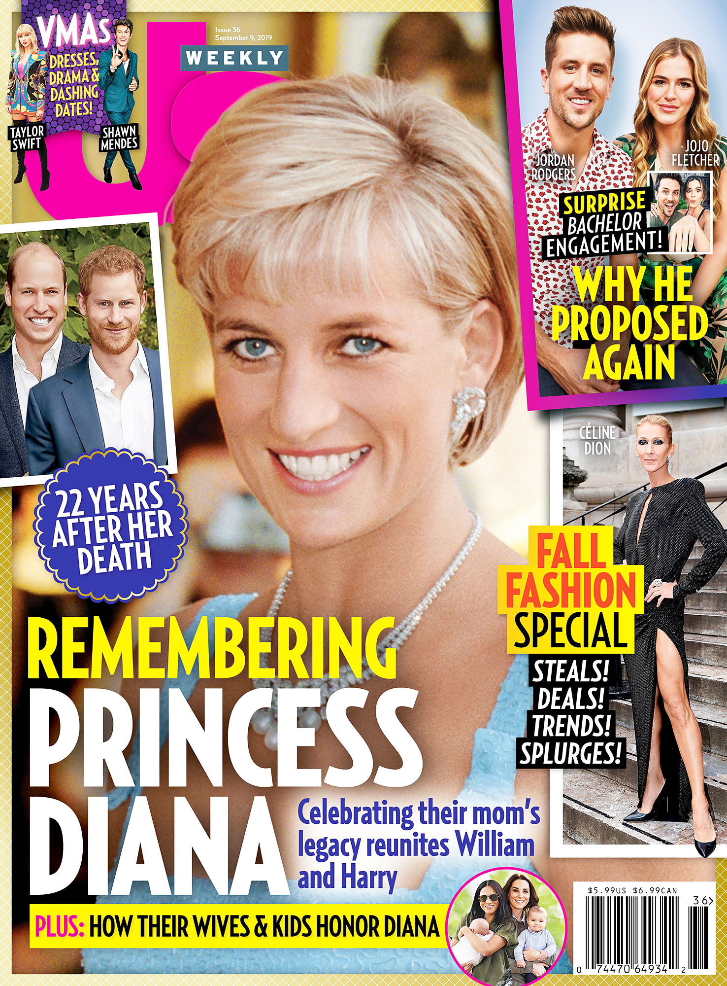 Us Weekly Issue 3619 Cover Remembering Princess Diana