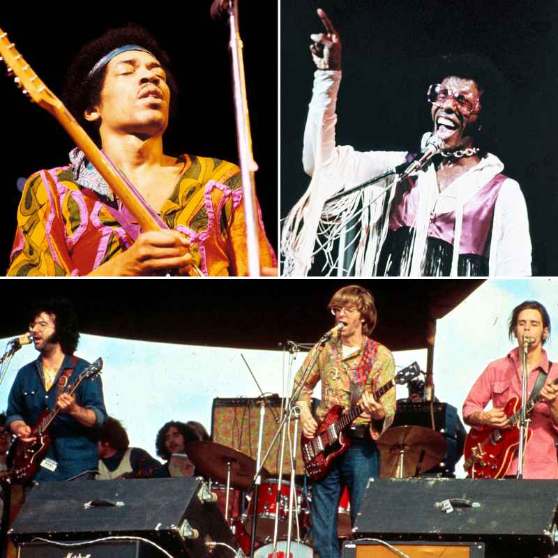 Woodstock Then and Now Jimi Hendrix, Sly and The Family Stone, Grateful Dead