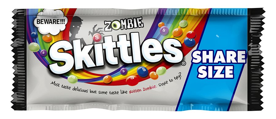 Zombie Skittles Halloween Candy