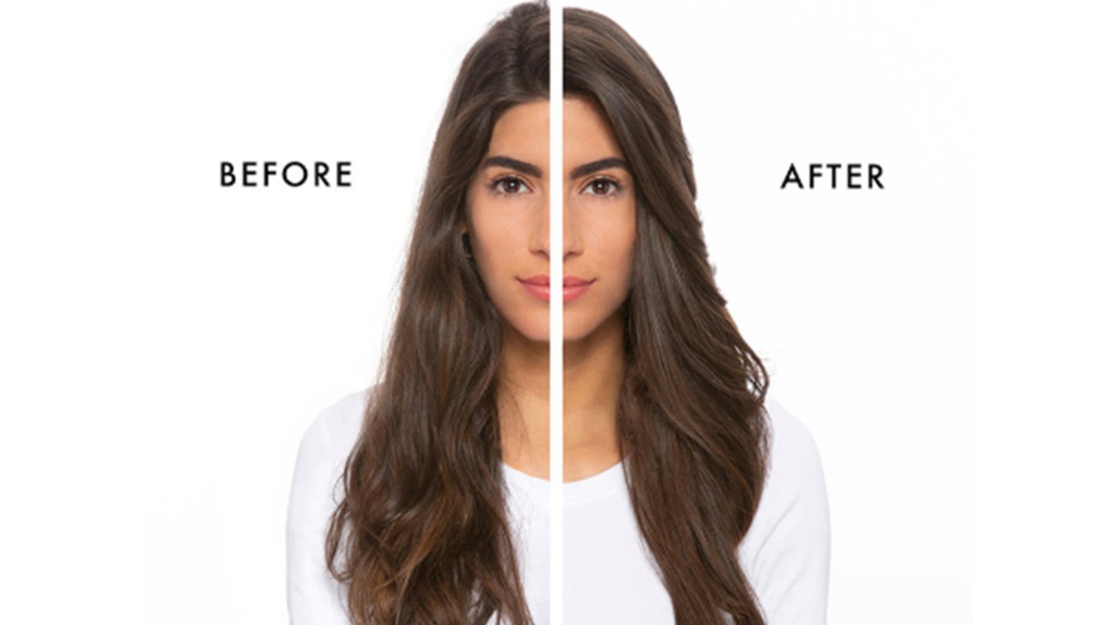 before and after hair treatment