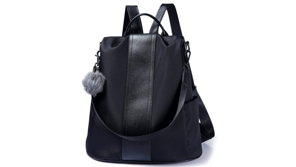 black backpack