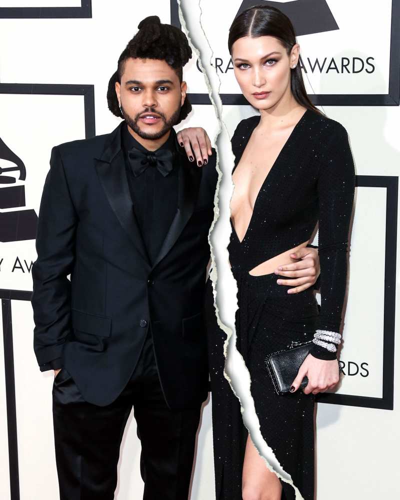 celebrity spilts Bella Hadid and The Weeknd