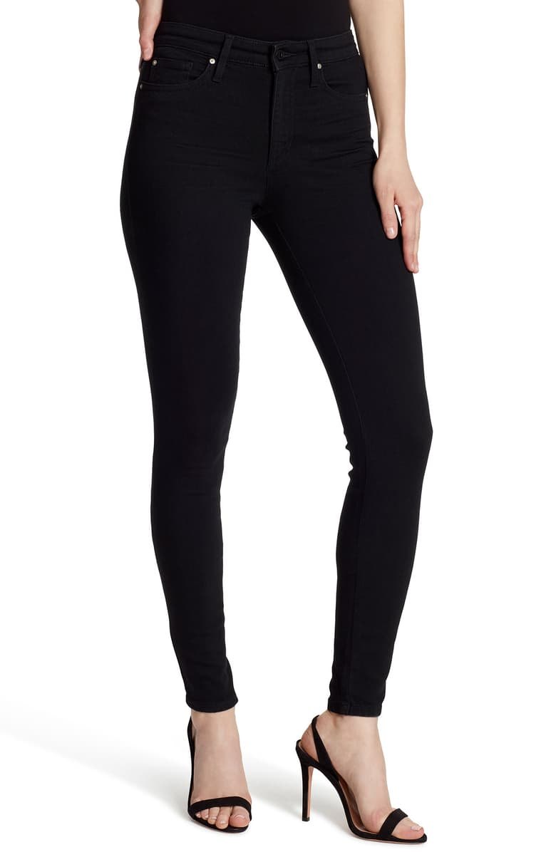 black skinny jeans